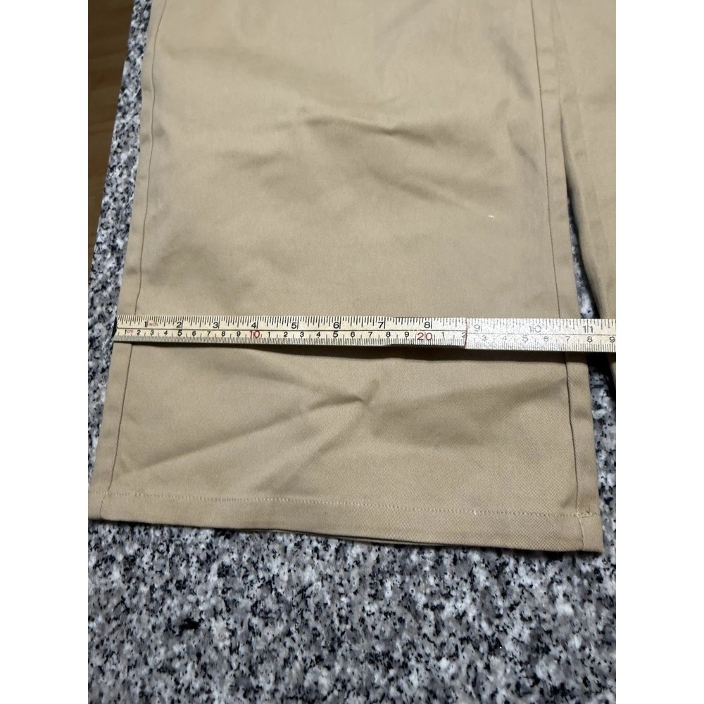Lulus Wide Leg Khaki Dress Pants SIze Medium Pleated  Lightweight Regular Fit - Picture 5 of 10